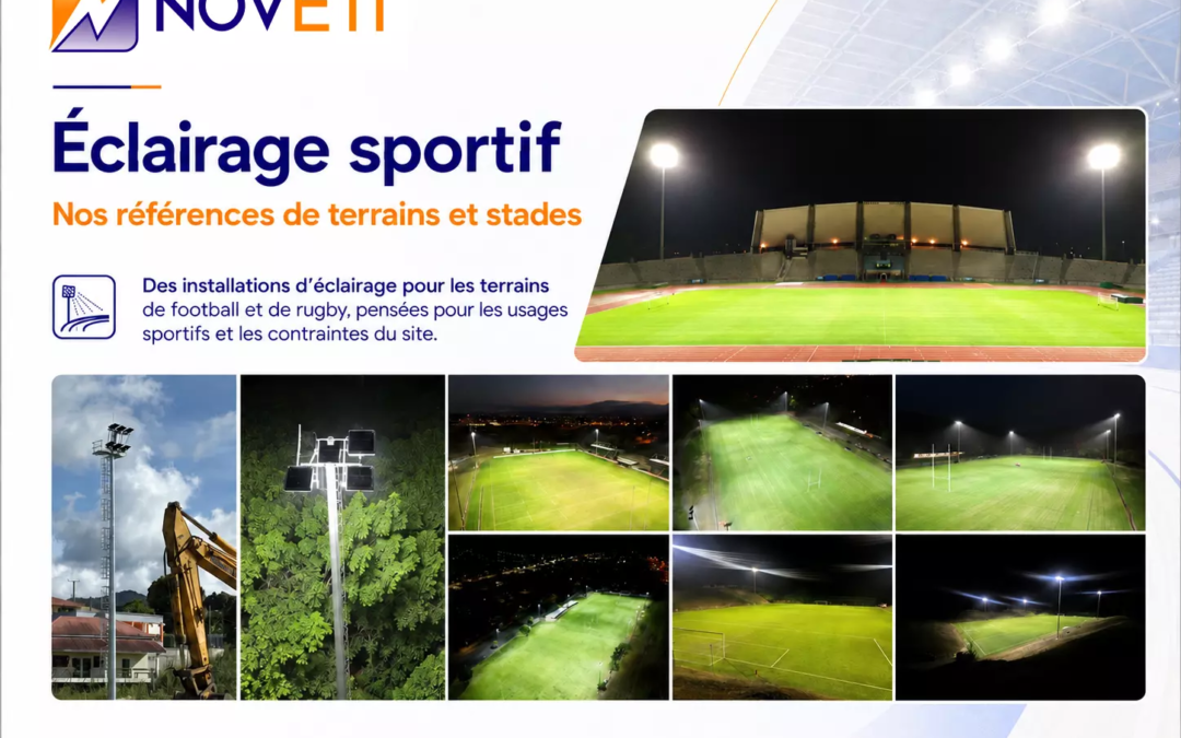 Éclairage sportif : nos références de terrains et stades